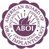 Dental Implant Diplomate Degree from ABOI
